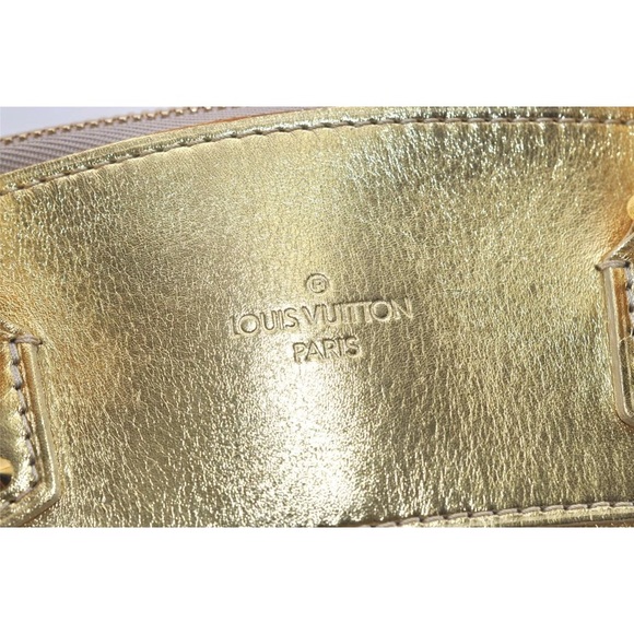 Authentic Louis Vuitton Suhali Lockit PM Hand Bag Gold M95433 - Picture 9 of 14